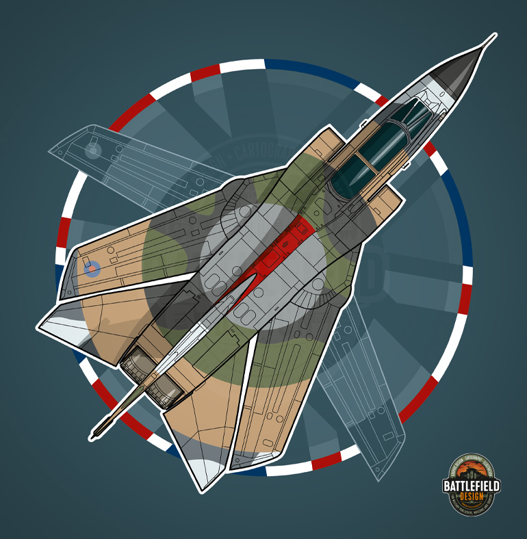 Tornado aircraft drawing