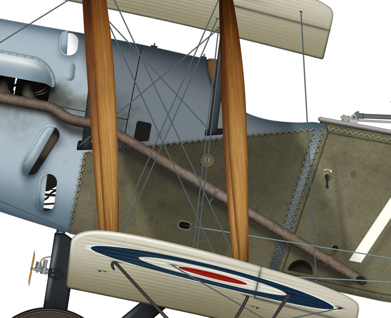 Bristol F2B WW1 aircraft profile