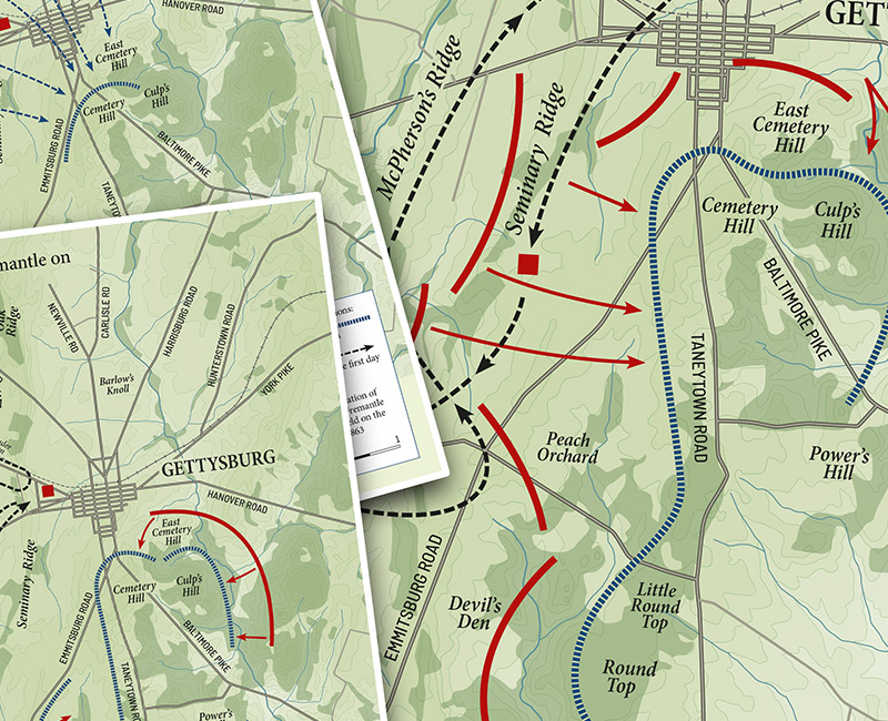 Gettysburg map