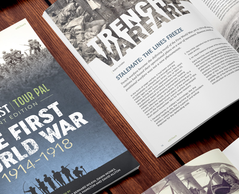 Schools History Tours brochure design